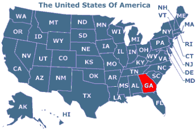 U.S.A. Bundesstaat Georgia