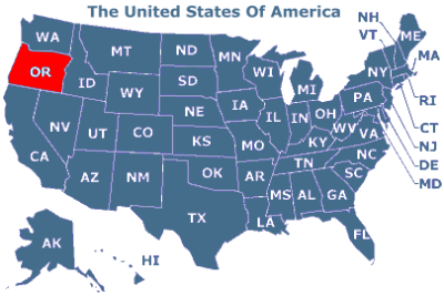 U.S.A. Bundesstaat Oregon